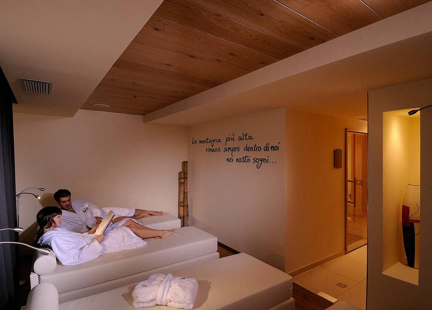 Sport hotel Trentino. Saunas in your Val di Sole holiday