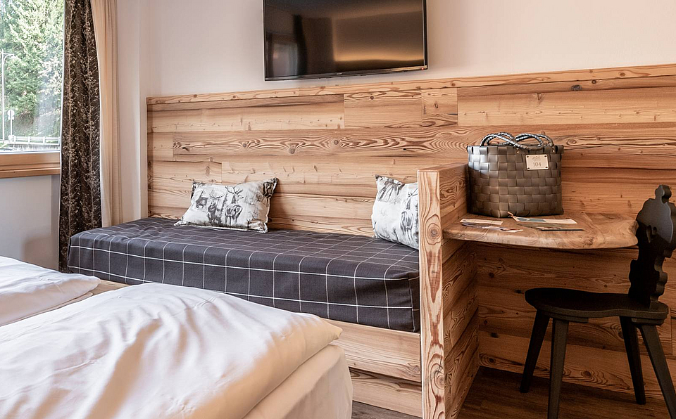 Family room in the sport hotel, Val di Sole, Italy