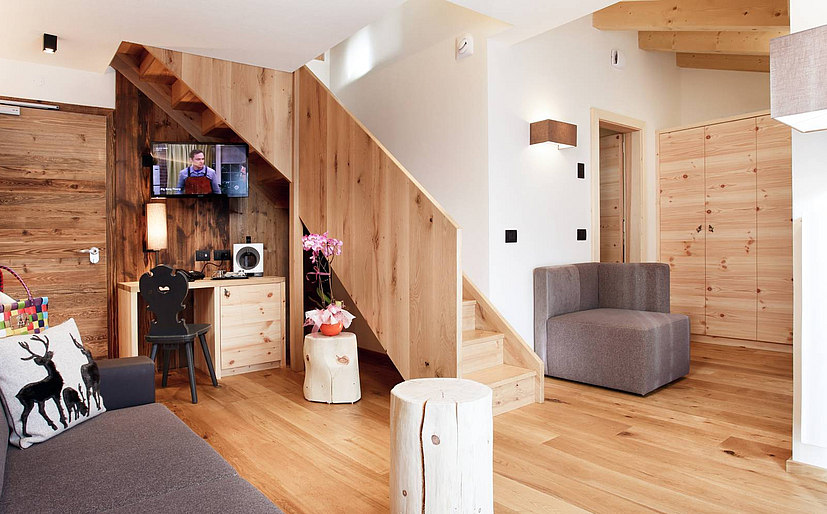 Rooms in Trentino with perfect mountain view