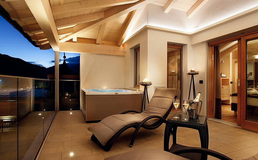 Rooms in Trentino with perfect mountain view