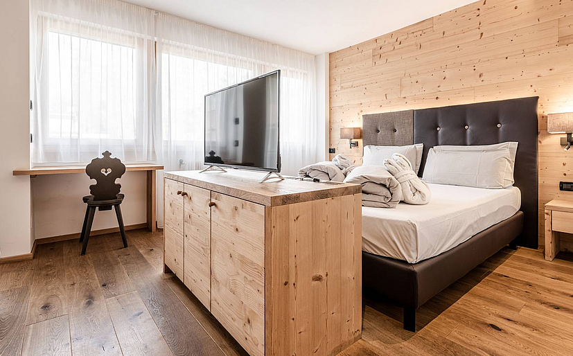 Suites with balcony at the activity hotel, South Tyrol