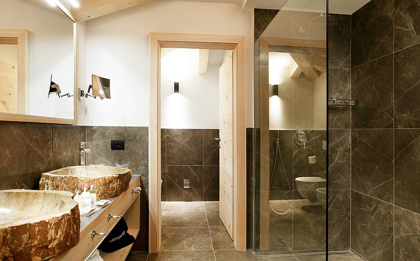 Rooms in Trentino with perfect mountain view